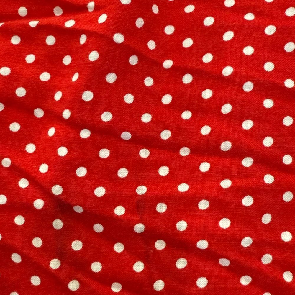 Erika Red Polka Dot Button Down Dress - Picture 10 of 12